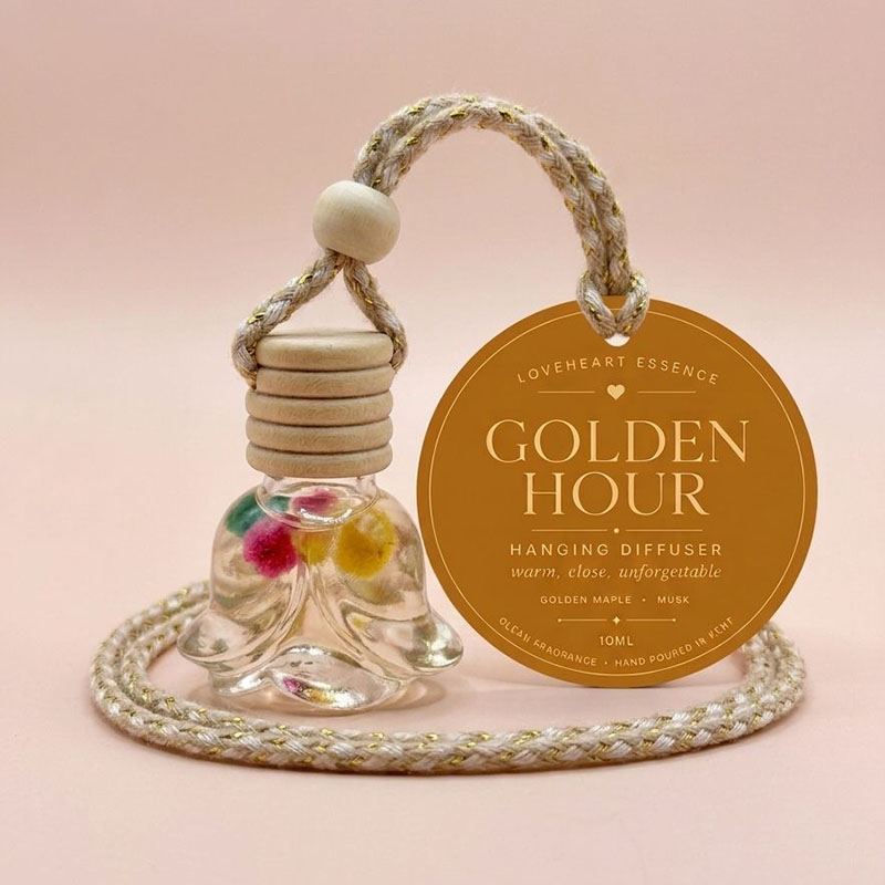 Golden Hour Rose Shaped Diffuser